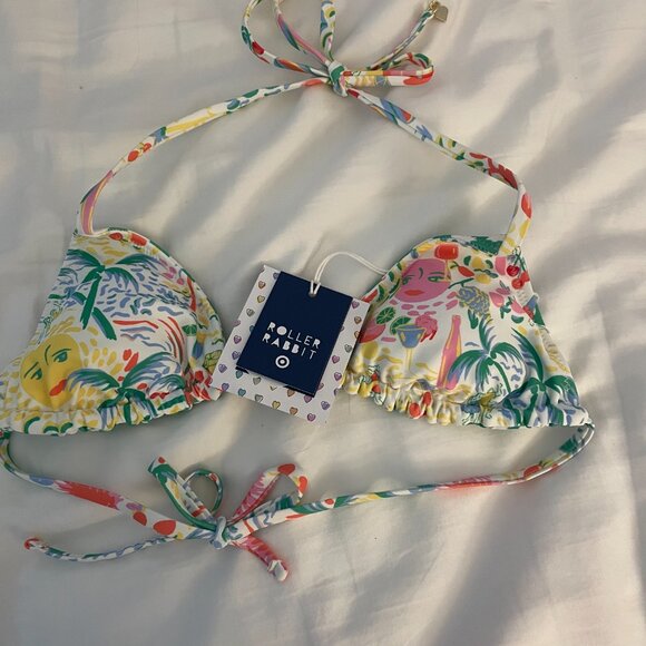Roller Rabbit x Target Triangle Bikini Top - Picture 3 of 3